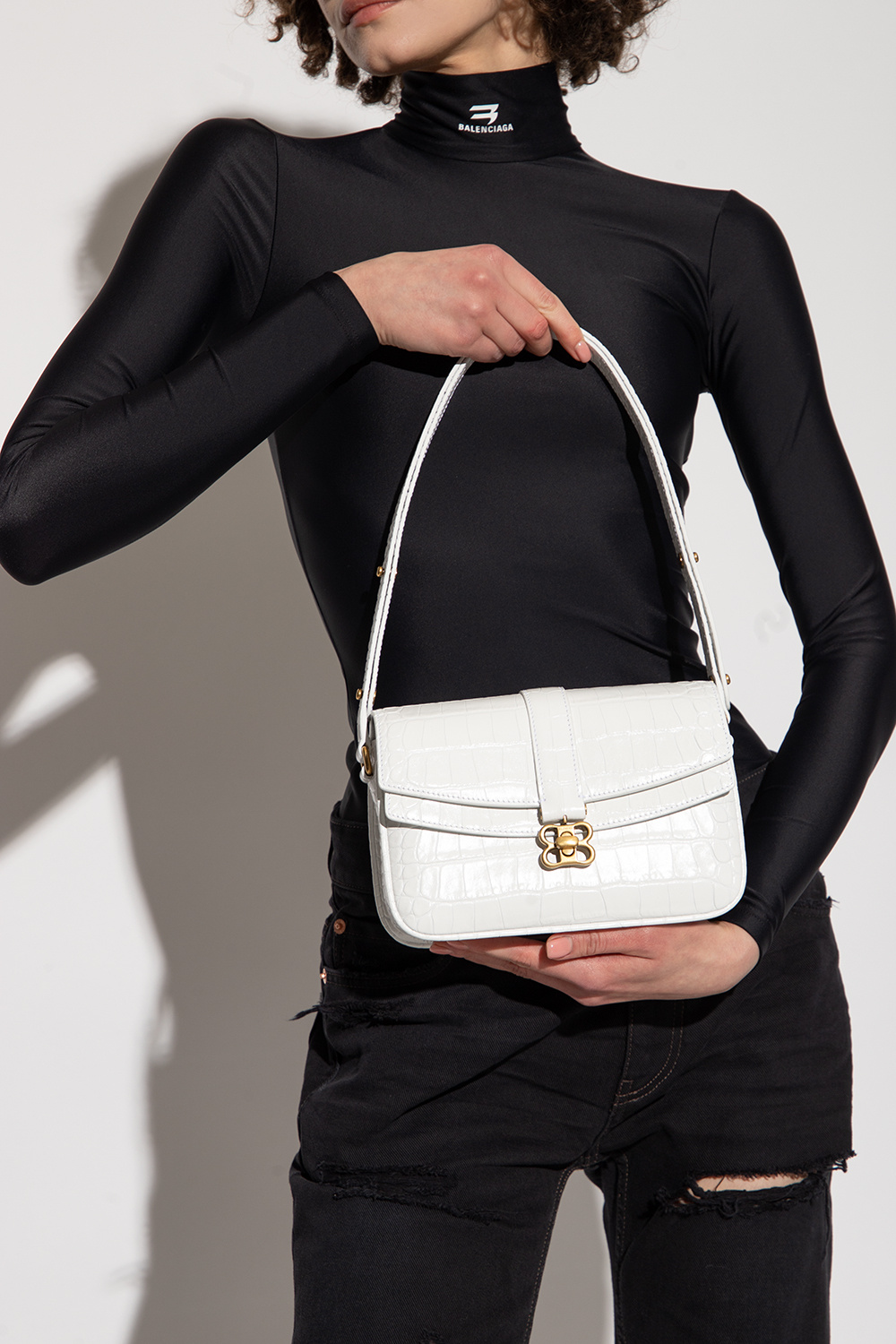 ショルダーバッグ・ポシェット BALENCIAGA Woman Crossbody bags White 716351210IX 9001 SchaferandweinerShops GB - White 'Lady Flap Small' shoulder